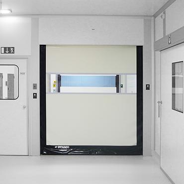 dynaco life sciences high speed roll doors
