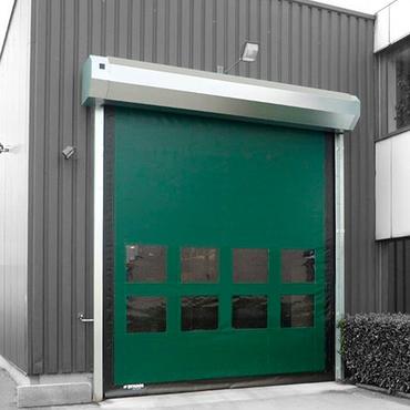 Green high performance exterior rugged door